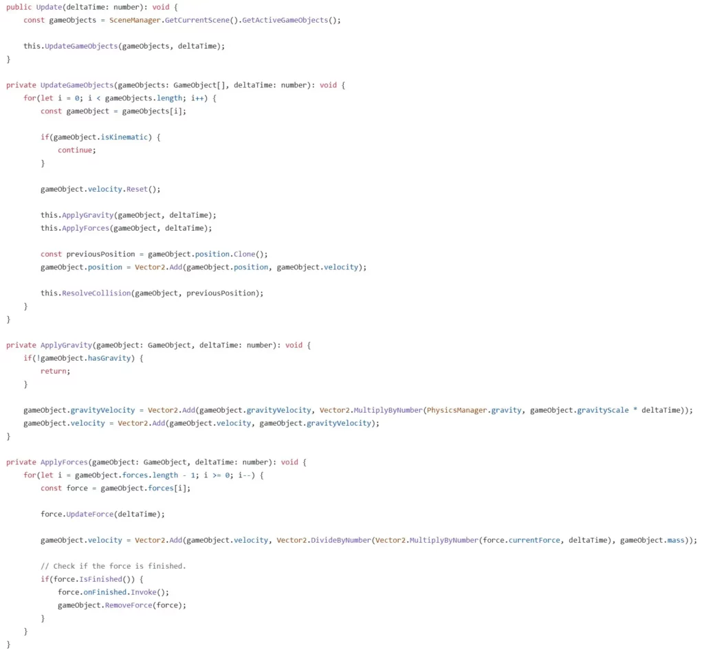 PhysicsManager